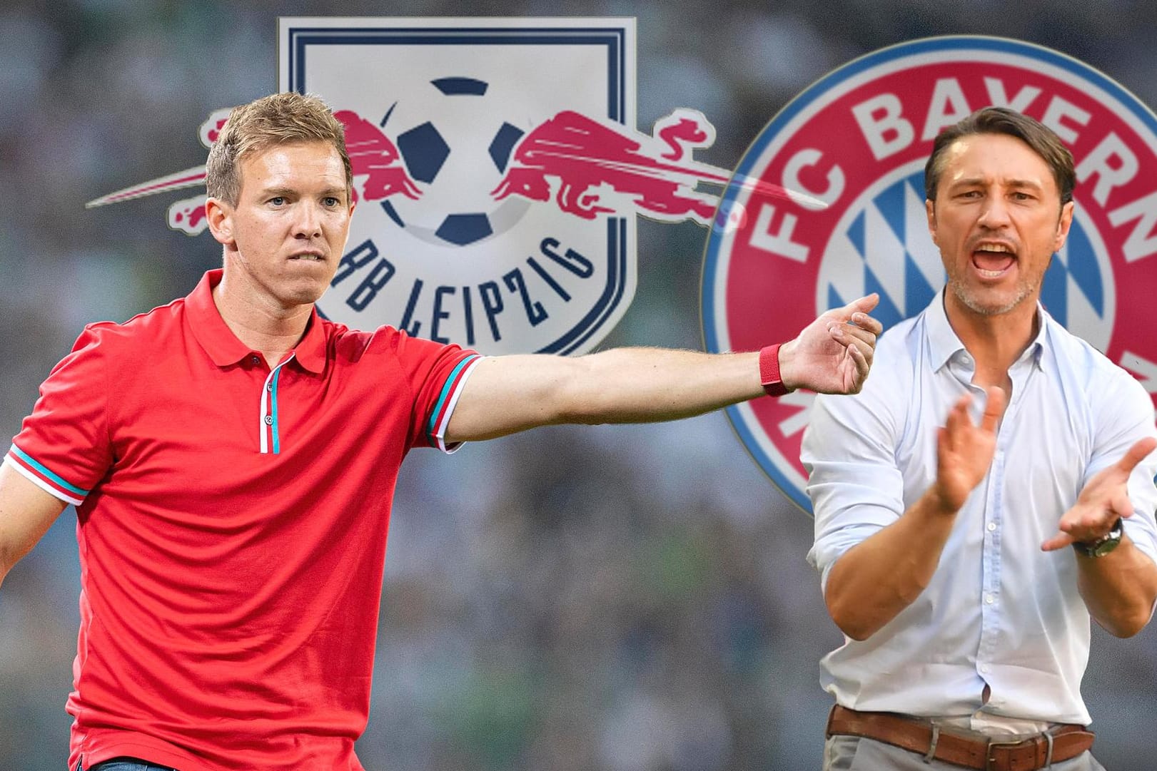 Treffen am Samstag mit ihren Teams aufeinander: Leipzigs Julian Nagelsmann (l.) und Bayerns Niko Kovac. Treffen am Samstag mit ihren Teams aufeinander: Leipzigs Julian Nagelsmann (l.) und Bayerns Niko Kovac.