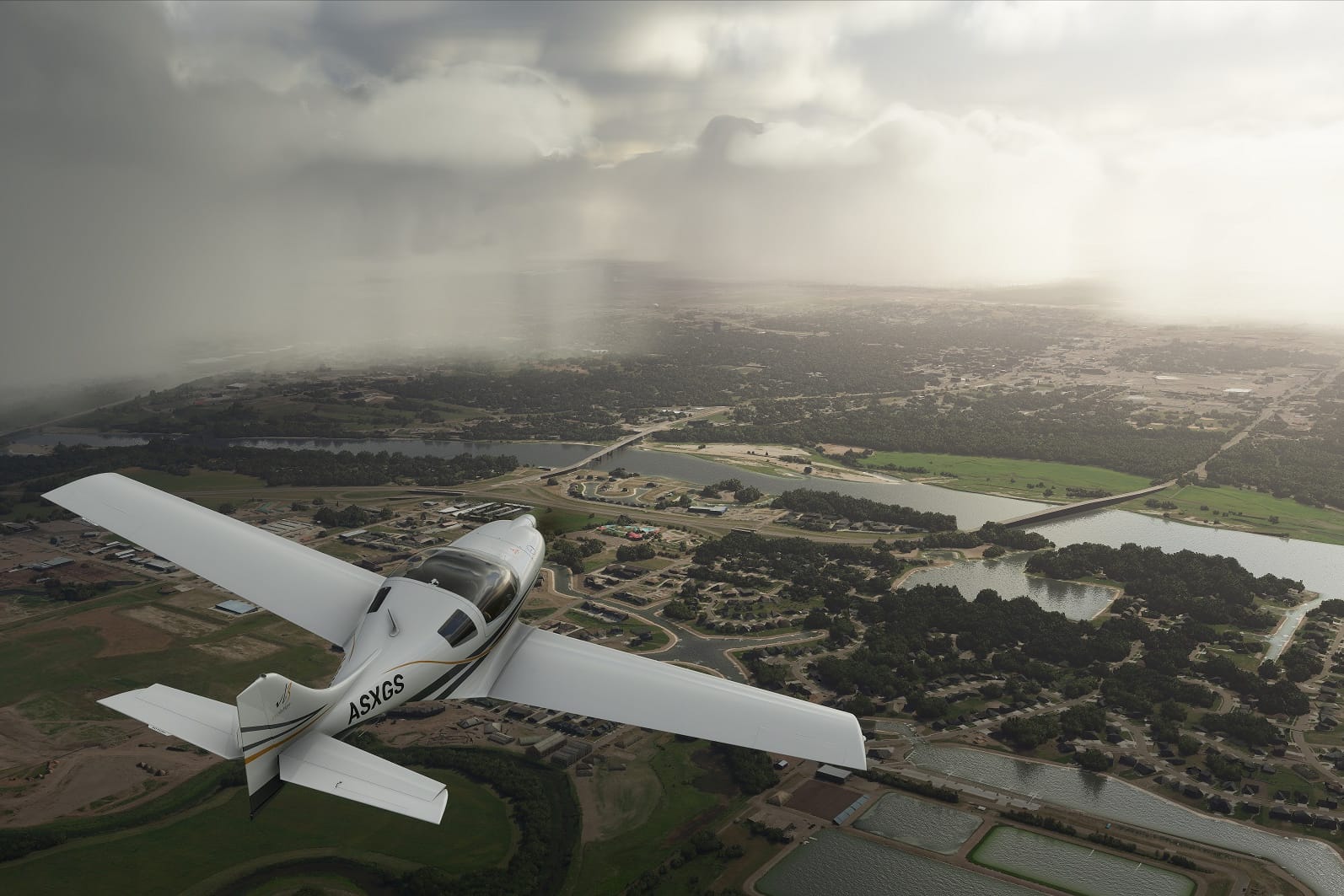 Ein Promo-Screenshot vom "Flight Simulator 2020": Wer solche Bilder haben will, muss das entsprechende System besitzen. Ein Promo-Screenshot vom "Flight Simulator 2020": Wer solche Bilder haben will, muss das entsprechende System besitzen.