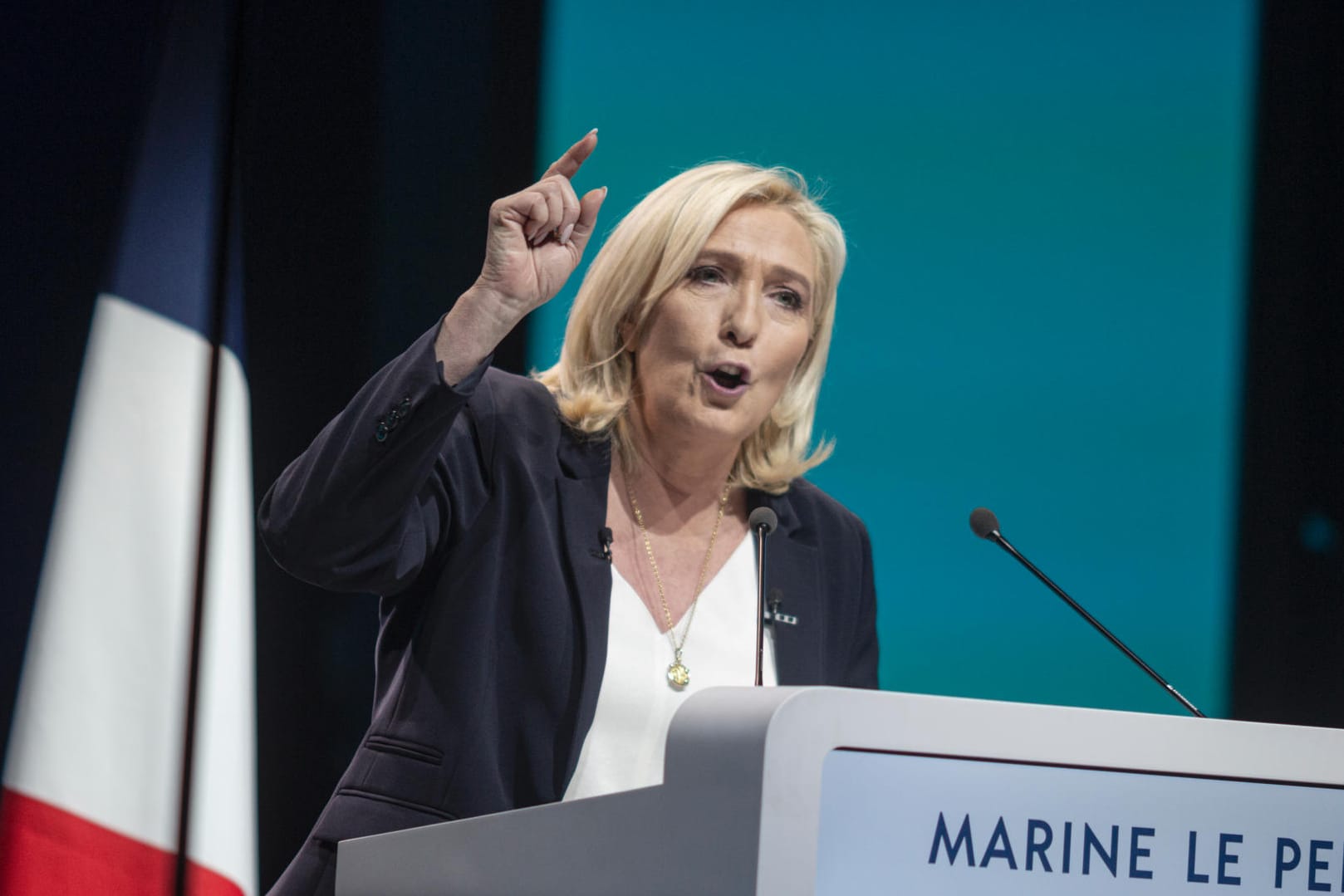 Marine Le Pen: So nah war ihre Partei der Präsidentschaft noch nie. Marine Le Pen: So nah war ihre Partei der Präsidentschaft noch nie.