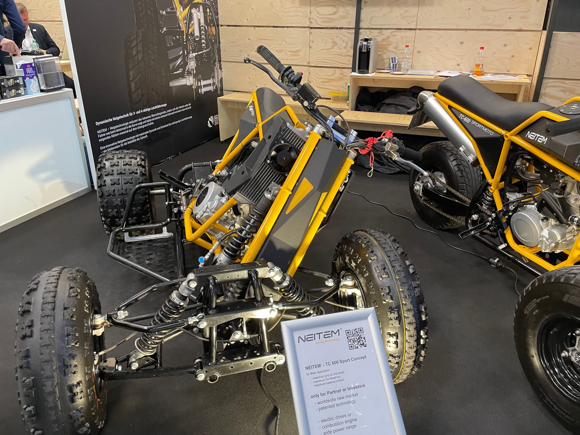 Neigungswinkel bis zu 35 Grad: Das TC 600 Sport Concept steckt voller neuer Ideen.