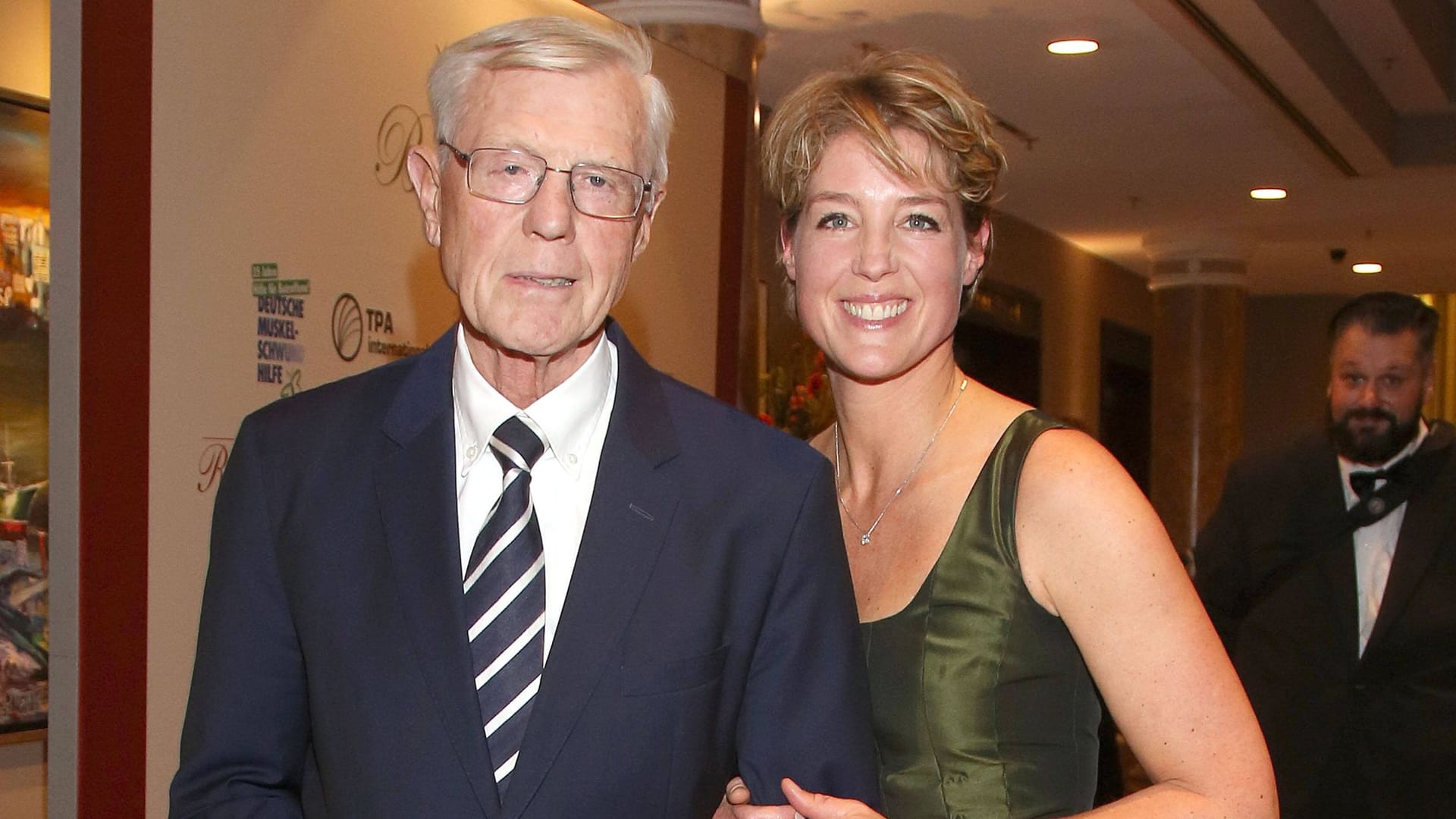Eugen Block mit Tochter Christina (Archivbild). Eugen Block mit Tochter Christina (Archivbild).