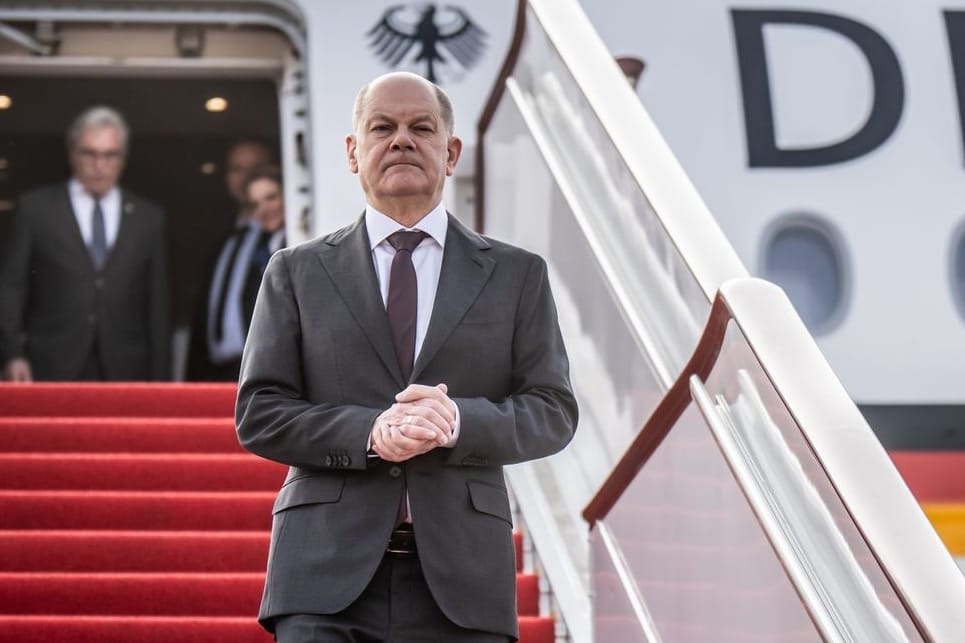 Kanzler Olaf Scholz in China Kanzler Olaf Scholz in China