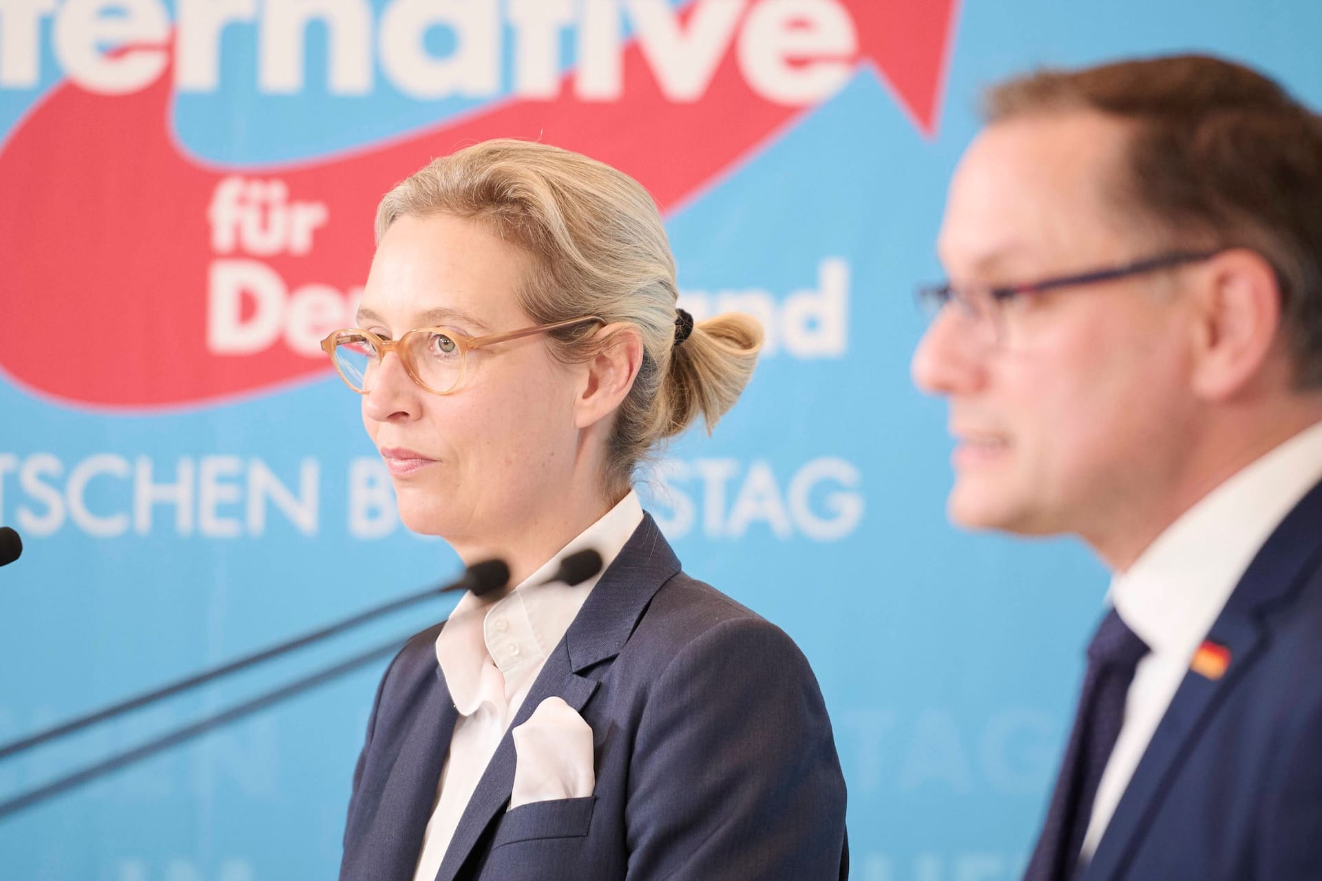 AfD-Politiker Alice Weidel und Tino Chrupalla: Der Rechtspopulismus kann eingedämmt werden, sagt Heinrich August Winkler.