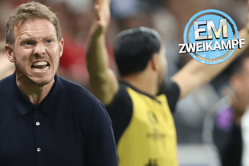 Julian Nagelsmann: Der Bundestrainer ging mit seiner Mannschaft ungeschlagen durch die EM-Gruppenphase. Julian Nagelsmann: Der Bundestrainer ging mit seiner Mannschaft ungeschlagen durch die EM-Gruppenphase.