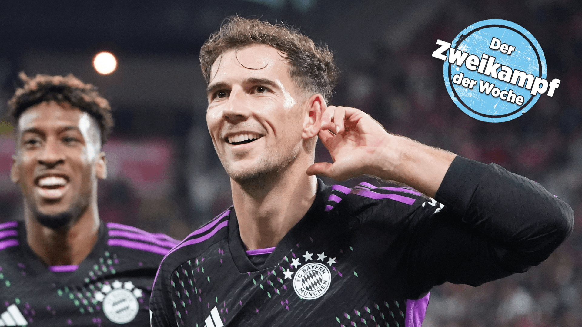 Kingsley Coman und Leon Goretzka: Beide Spieler bleiben beim FC Bayern. Kingsley Coman und Leon Goretzka: Beide Spieler bleiben beim FC Bayern.