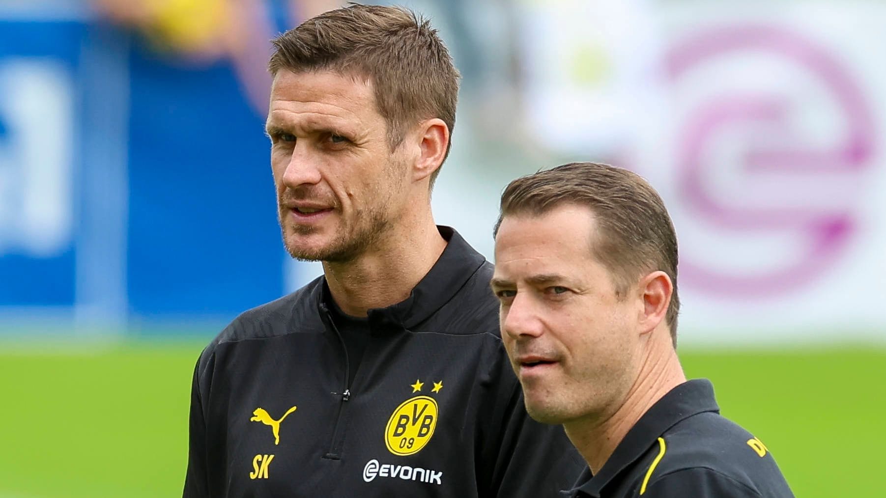 BVB-Führungsduo Kehl (li.) und Ricken: Borussia Dortmund baut vereinsintern weiter um. BVB-Führungsduo Kehl (li.) und Ricken: Borussia Dortmund baut vereinsintern weiter um.