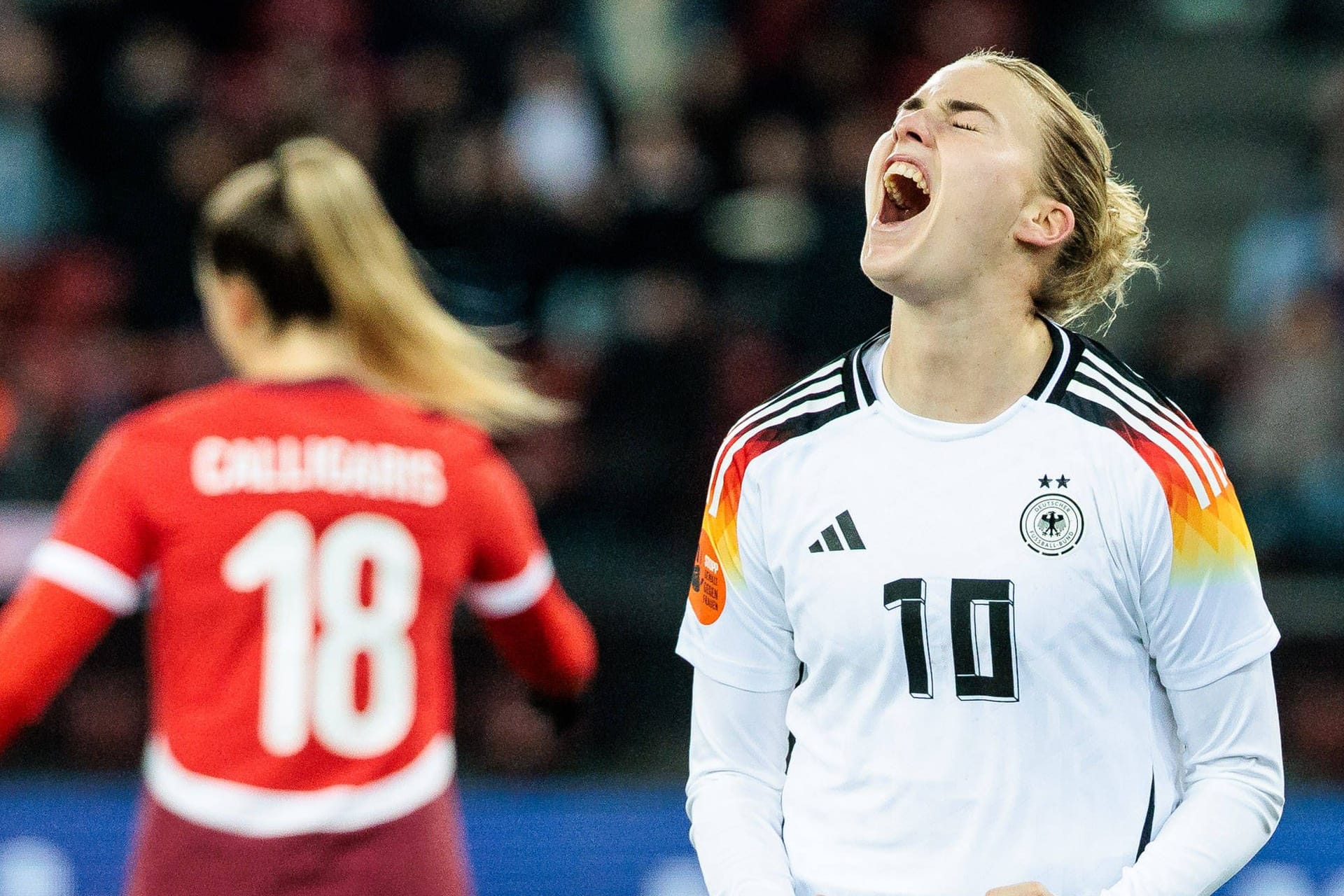 Laura Freigang: Sie brachte neuen Schwung in die Partie. Laura Freigang: Sie brachte neuen Schwung in die Partie.
