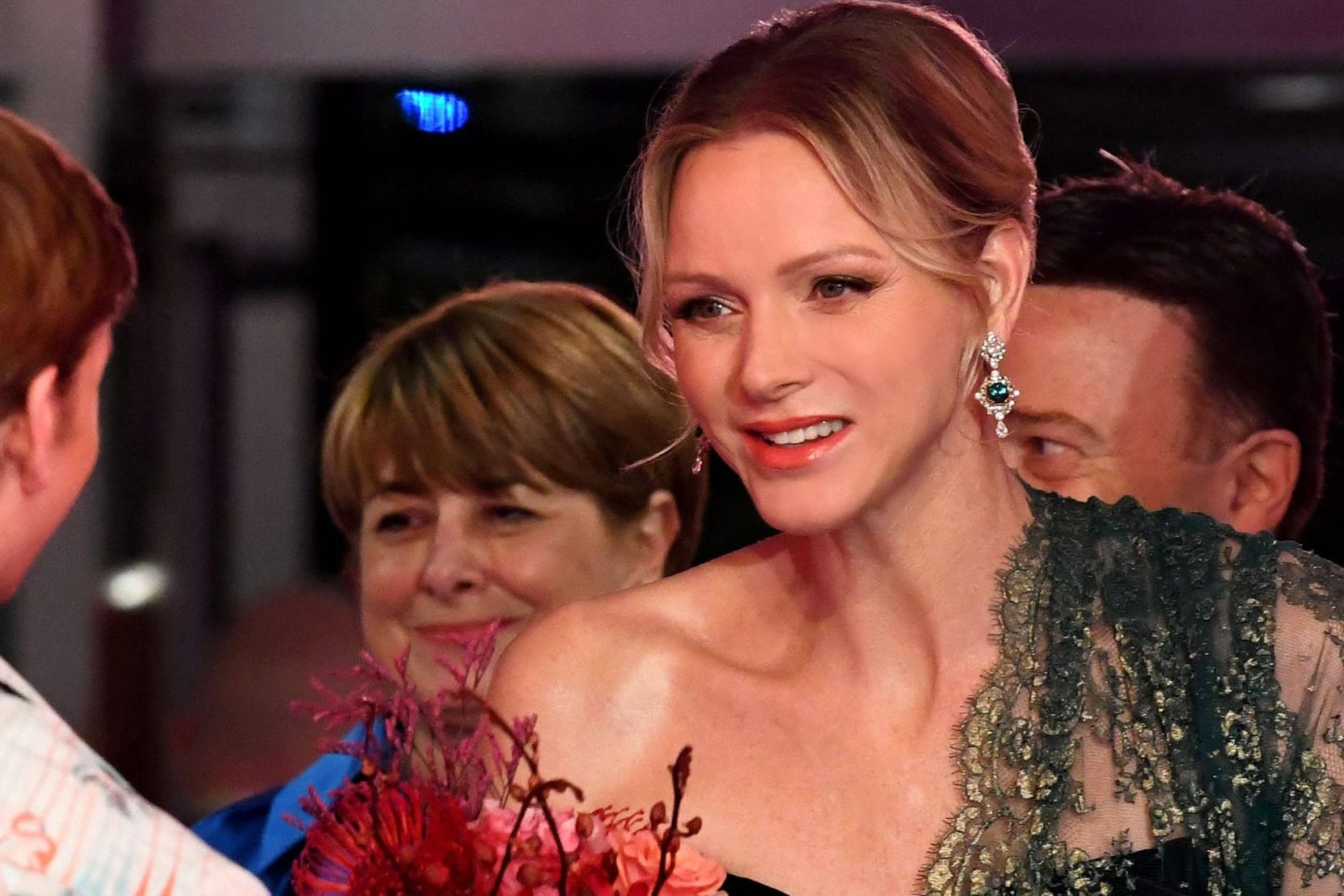 Charlène von Monaco: Die Fürstin nahm am Bal de la Rose teil.