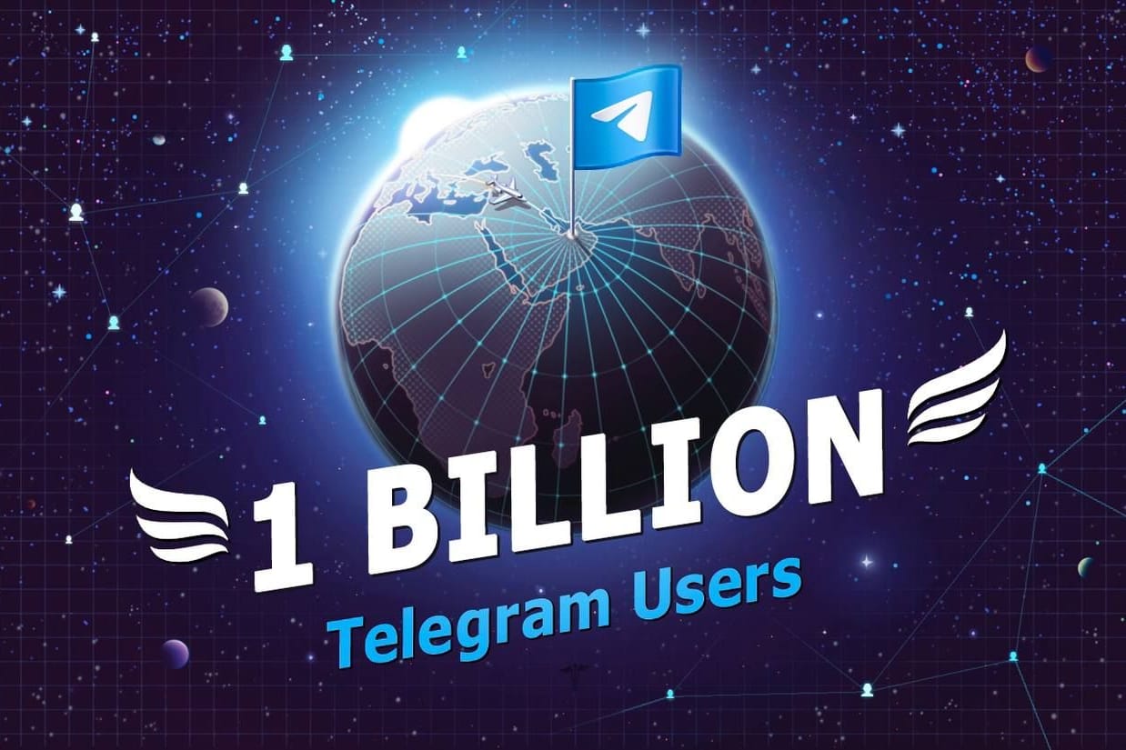 Die Telegram-Entwickler feiern mit dieser Grafik ihren Nutzererfolg. Die Telegram-Entwickler feiern mit dieser Grafik ihren Nutzererfolg.