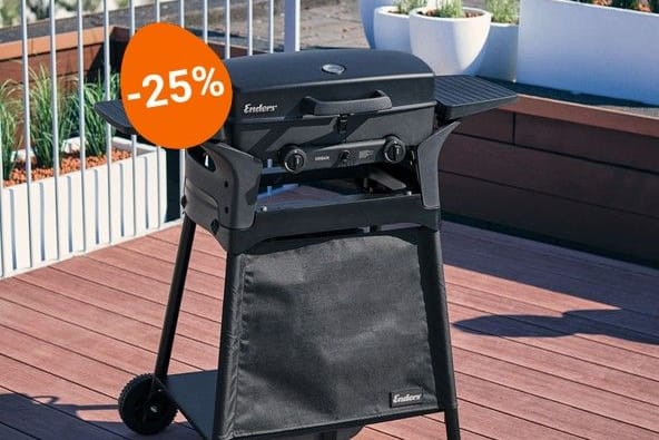 Gasgrill-Schnäppchen entdecken: Aldi reduziert den mobilen Gasgrill Urban von Enders zu Ostern radikal.
