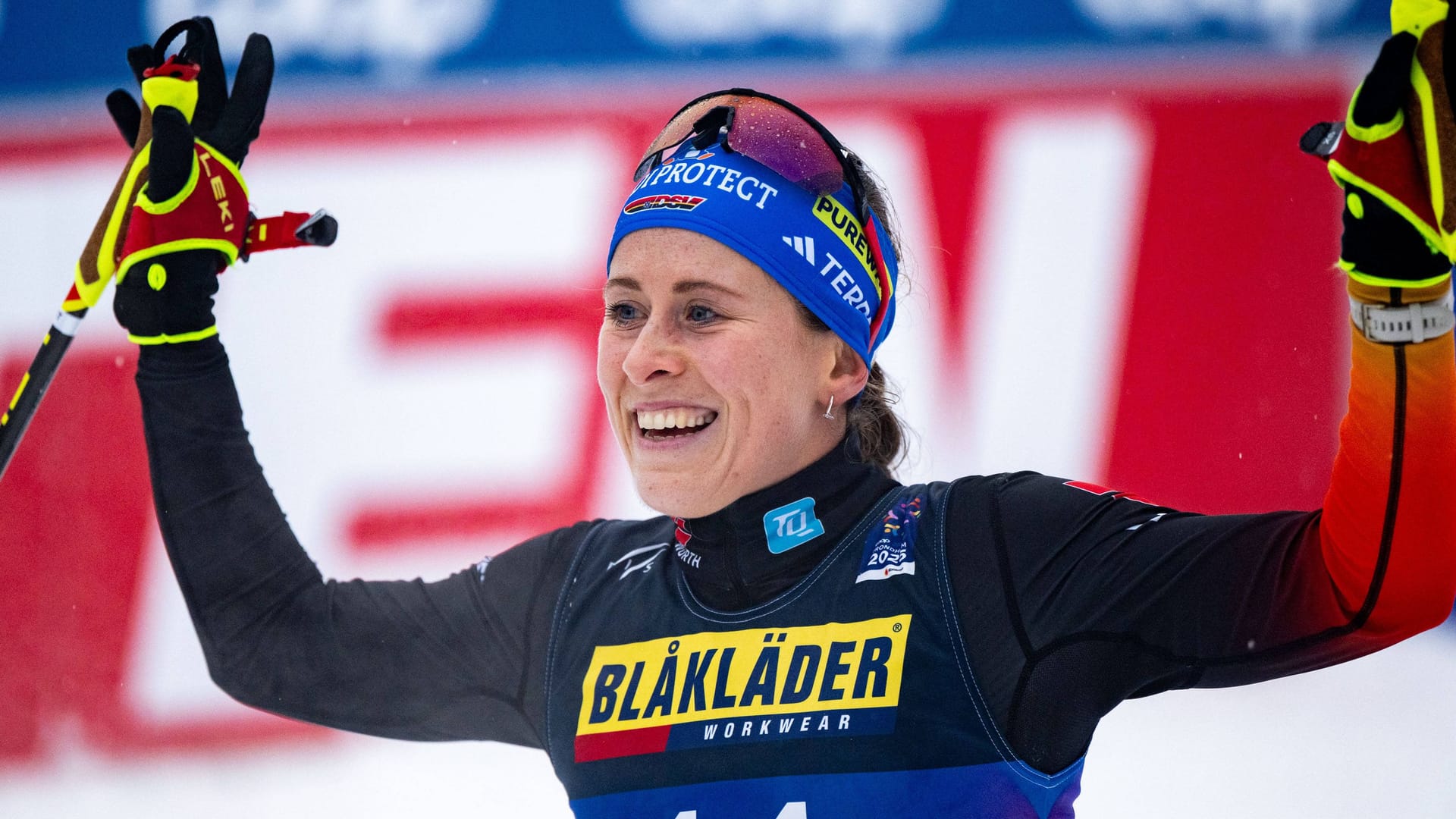 Katharina Hennig: Die deutsche Olympiasiegerin holte jüngst Bronze bei der Nordischen Ski-WM im Team. Katharina Hennig: Die deutsche Olympiasiegerin holte jüngst Bronze bei der Nordischen Ski-WM im Team.