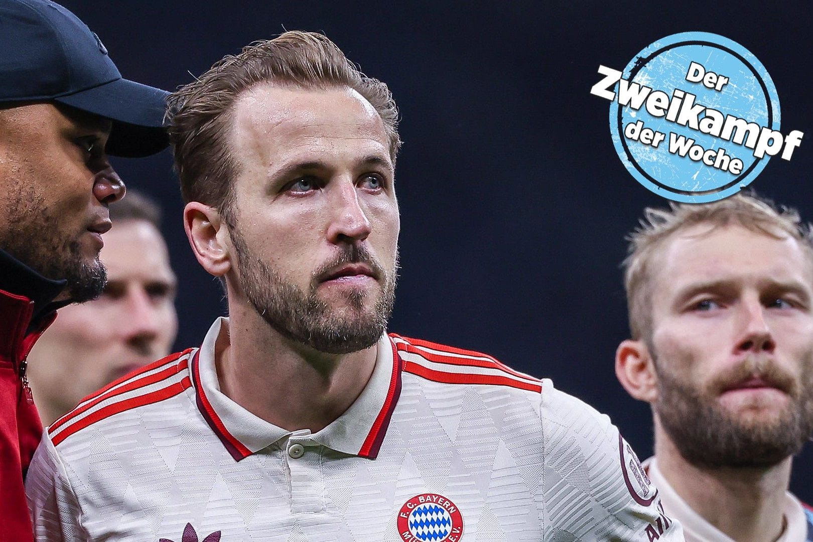 Aus ist der Traum vom Champions-League-Titel in München: Trainer Vincent Kompany und Harry Kane nach der Enttäuschung gegen Inter Mailand.