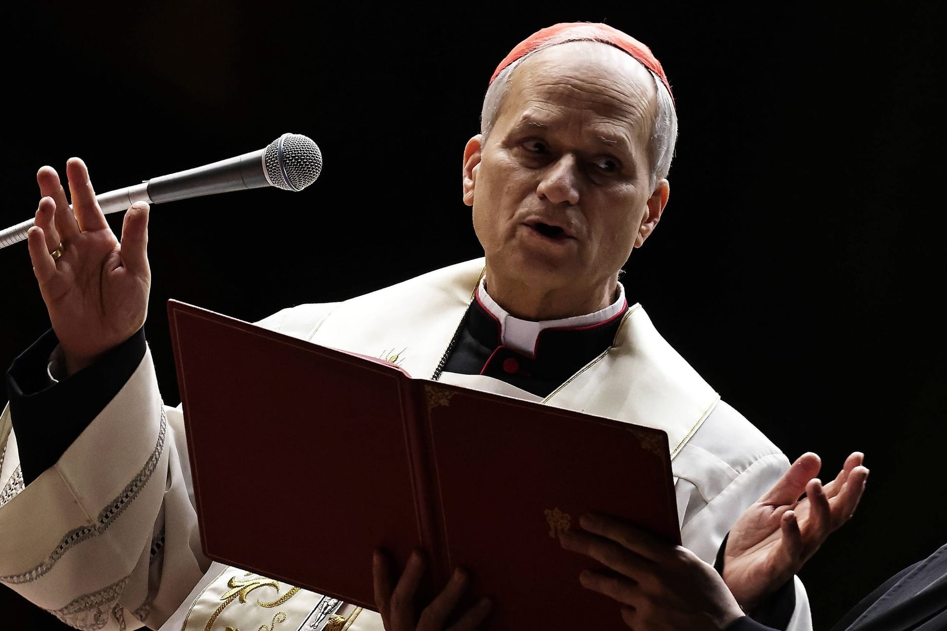 Robert Francis Prevost bei einer Messe im Vatikan im März 2025. Da war der heutige Papst noch Kardinal.