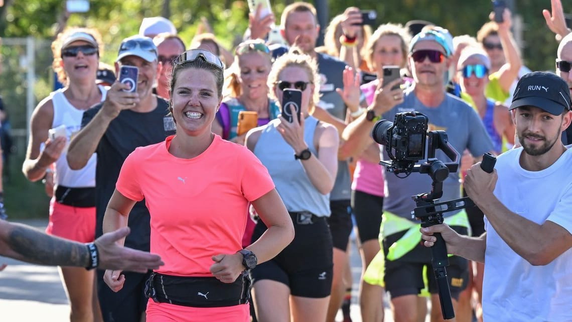 Joyce Hübner: Die Extremsportlerin hat sich ein großes Ziel gesetzt.