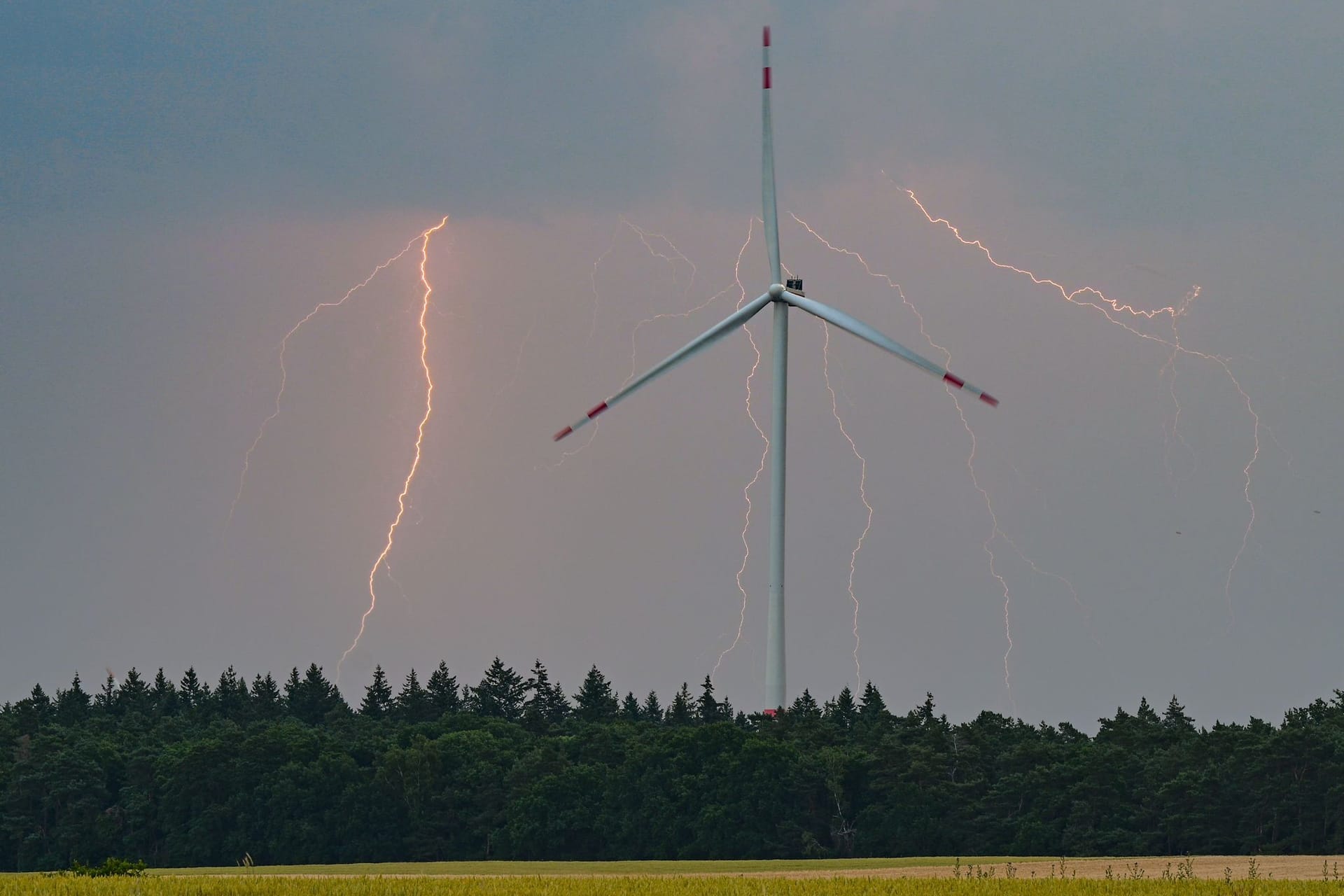 Gewitter über Berlin und Brandenburg